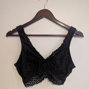 Aerie Black Lace Bra